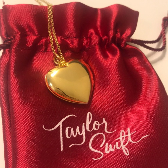 RESERVED Taylor Swift gold lover locket necklace - Picture 5 of 6